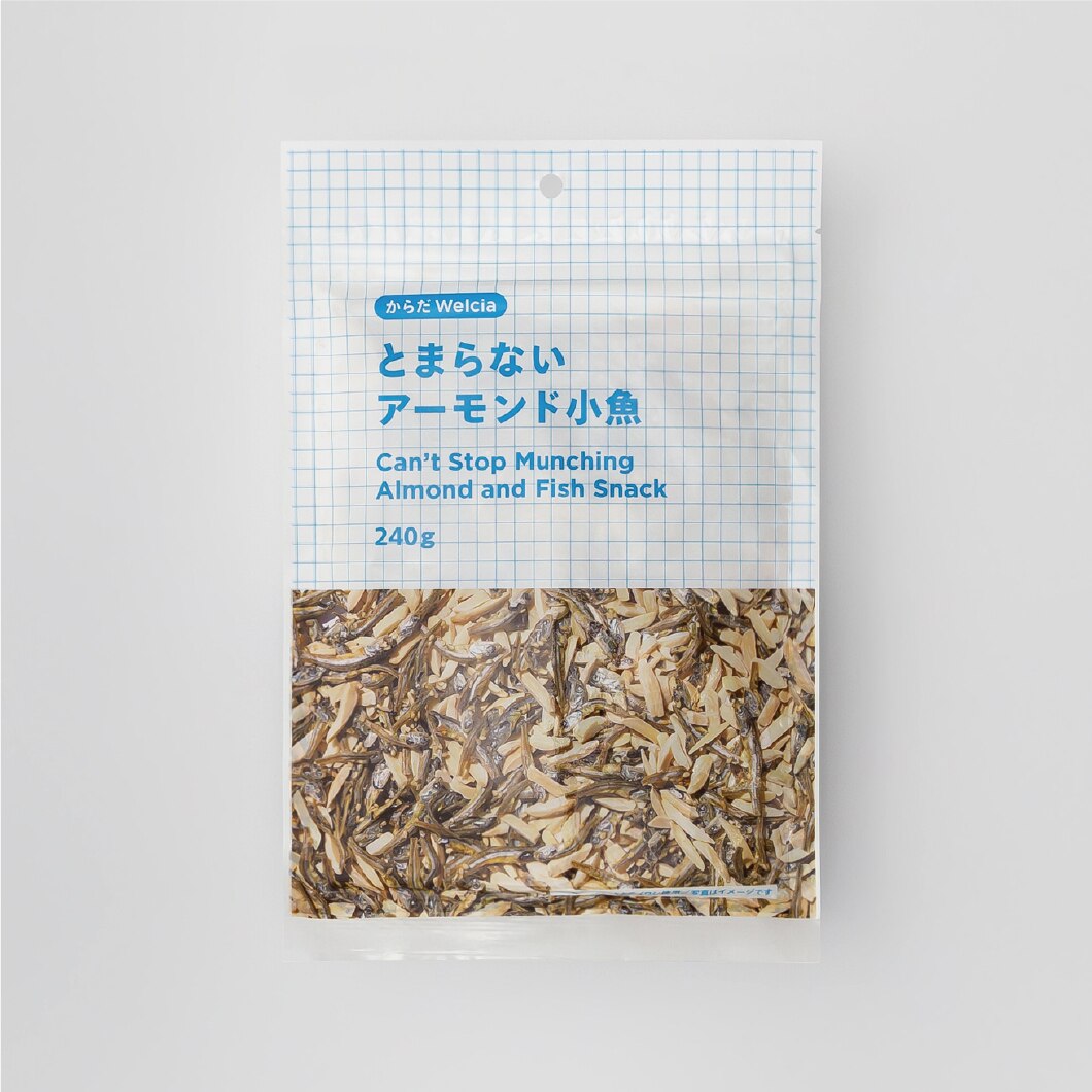 とまらないアーモンド小魚 240g からだwelciaとくらしwelcia ウエルシア薬局