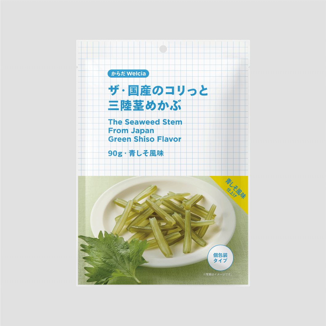 ザ・国産のコリっと三陸茎めかぶ/90g・青しそ風味