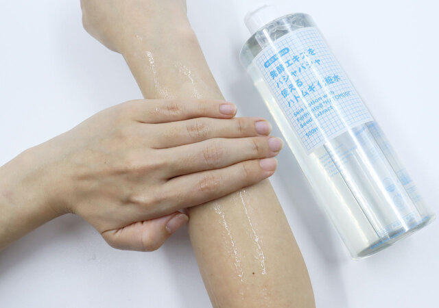 たっぷり大容量でバシャバシャ使える！ハトムギ化粧水