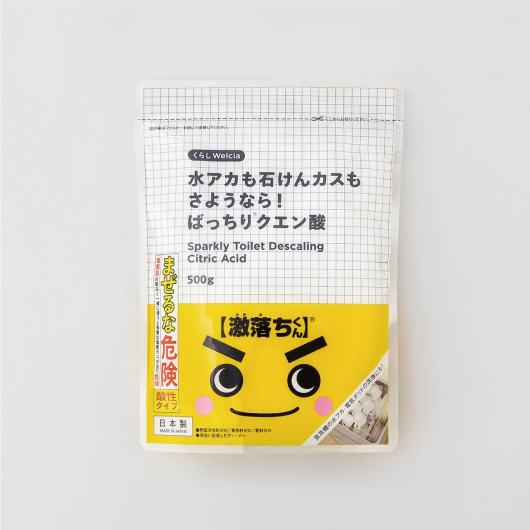 水アカも石けんカスもさようなら！ばっちりクエン酸/500g