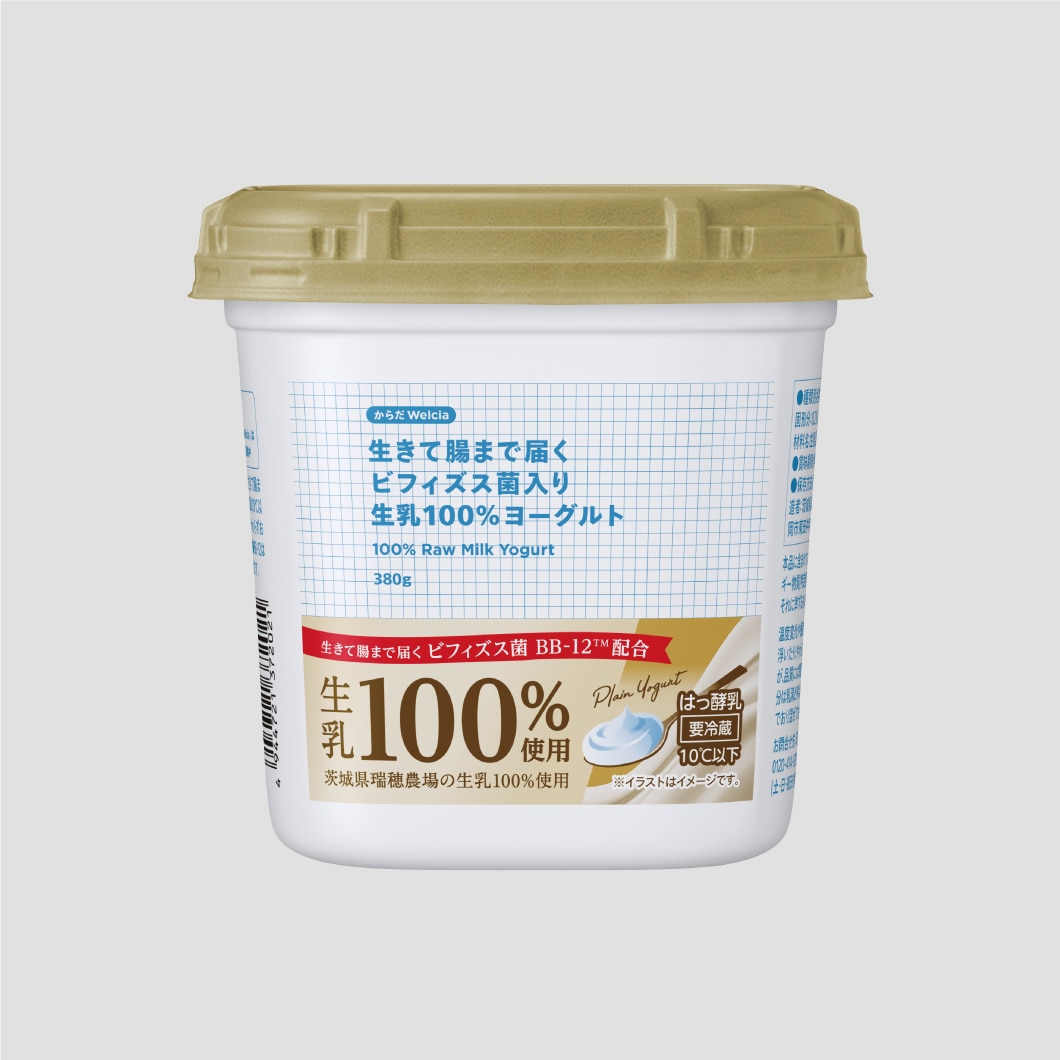 生きて腸まで届くビフィズス菌入り生乳100%ヨーグルト/380g