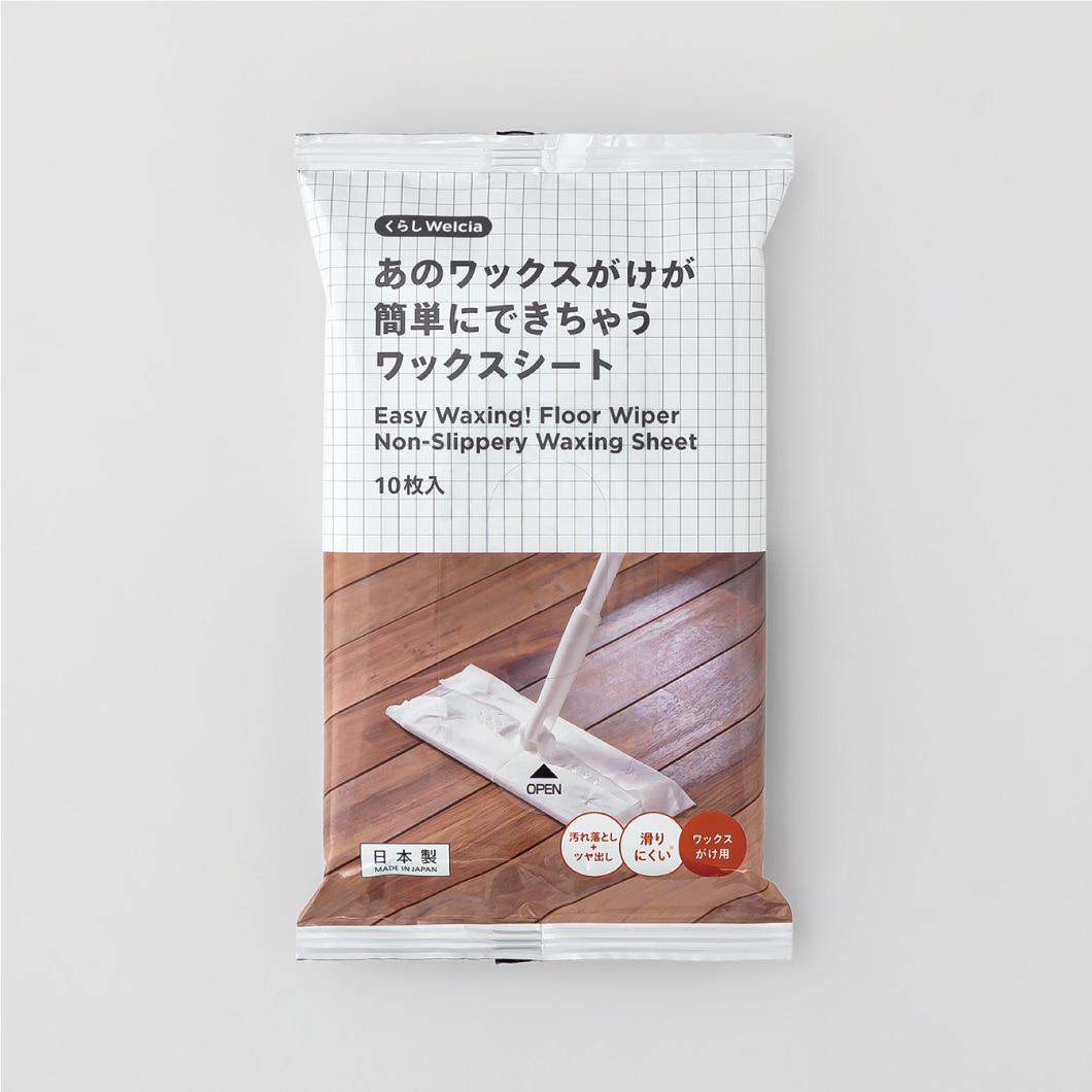 あのワックスがけが簡単にできちゃうワックスシート/10枚入