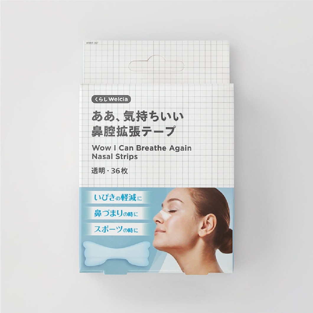 ああ、気持ちいい鼻腔拡張テープ/透明・36枚