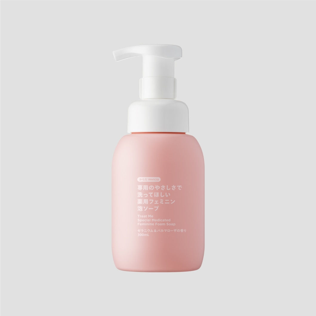 専用のやさしさで洗ってほしい薬用フェミニン泡ソープ/ゼラニウム＆パルマローザの香り・300mL