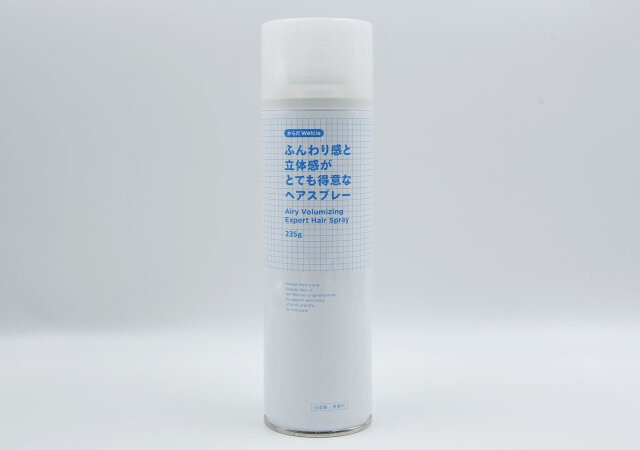 手ぐしで再セットできるふんわり感！ヘアスプレー