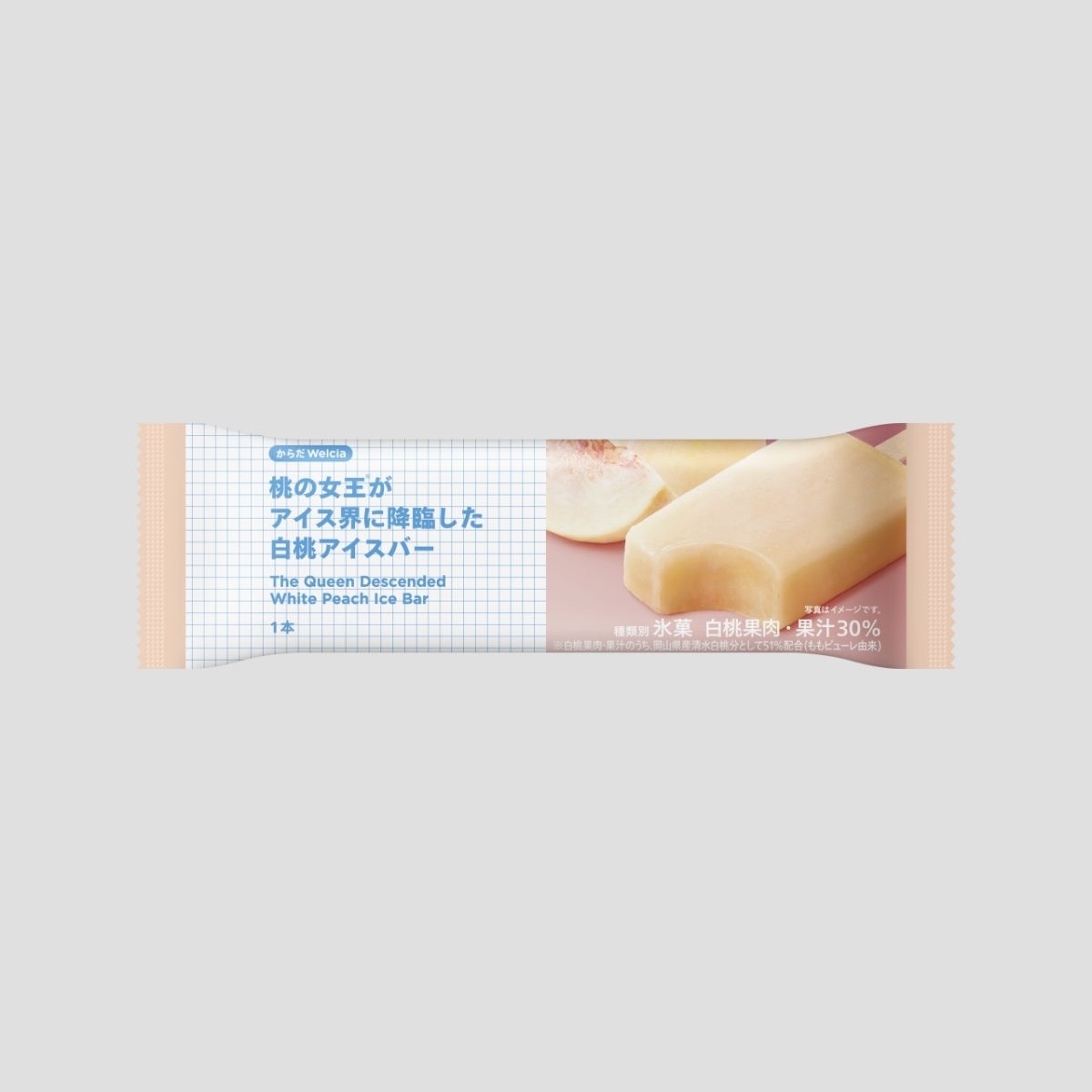桃の女王がアイス界に降臨した白桃アイスバー